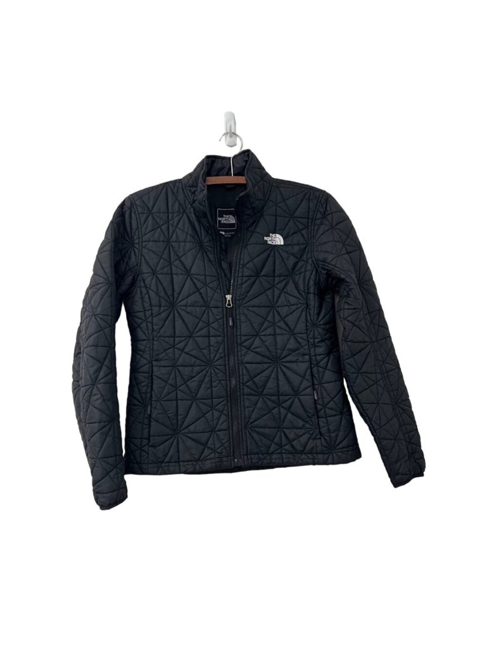 The North Face Womens Black Diamond Quilted Full Zip Insulated Jacket Size Small